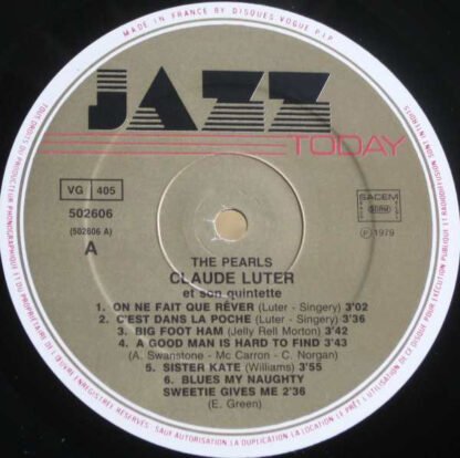 Claude Luter - The Pearls (LP, Album) - Image 3