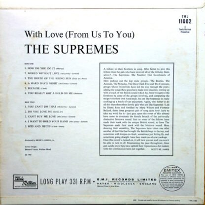 The Supremes - With Love (From Us To You) (LP, Album, Mono) - Image 2