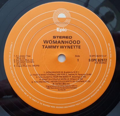 Tammy Wynette - Womanhood (LP, Album) - Image 3