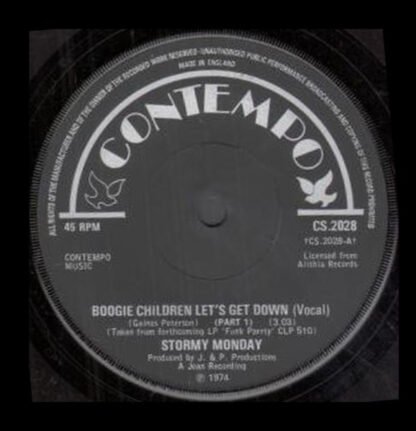 Stormy Monday - Boogie Children Let's Get Down (7", Sol)