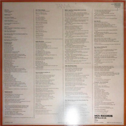 Tanya Tucker - Lovin' And Learnin' (LP, Album) - Image 2