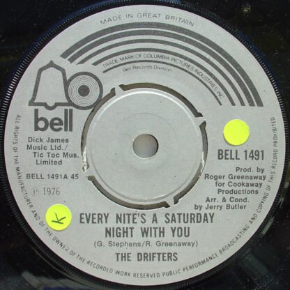 The Drifters - Every Nite's A Saturday Night With You (7", Single)