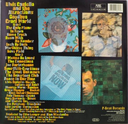 Elvis Costello And The Attractions* - Goodbye Cruel World (LP, Album) - Image 2