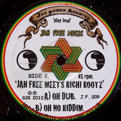 Jah Free Meets Richi Rootz - Oh No (12") - Image 2