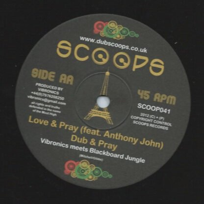 Vibronics Meets Iration Steppers* & Improvisators Dub & Blackboard Jungle (2) - Cornal Mind / Love & Pray (10") - Image 2