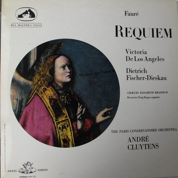 Fauré*, Victoria De Los Angeles, Dietrich Fischer-Dieskau, The Paris Conservatoire Orchestra*, André Cluytens - Requiem, Op.48 (LP, 1st)