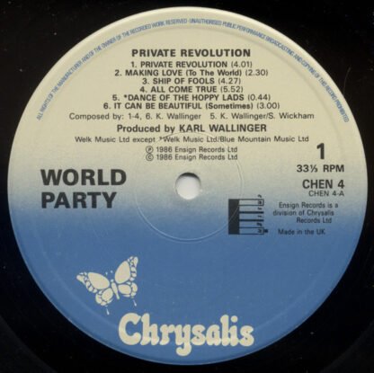 World Party - Private Revolution (LP, Album) - Image 3