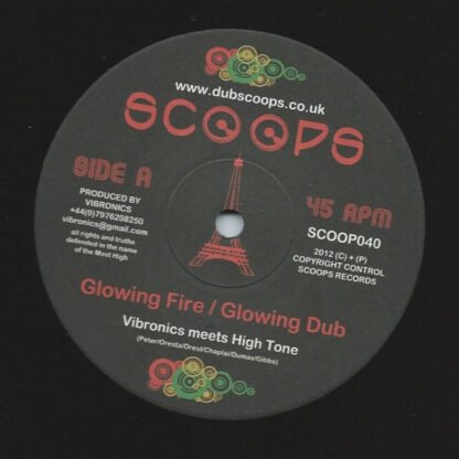 Vibronics Meets High Tone & EZ3kiel - Glowing Fire / Hausse D'Intensité (10")