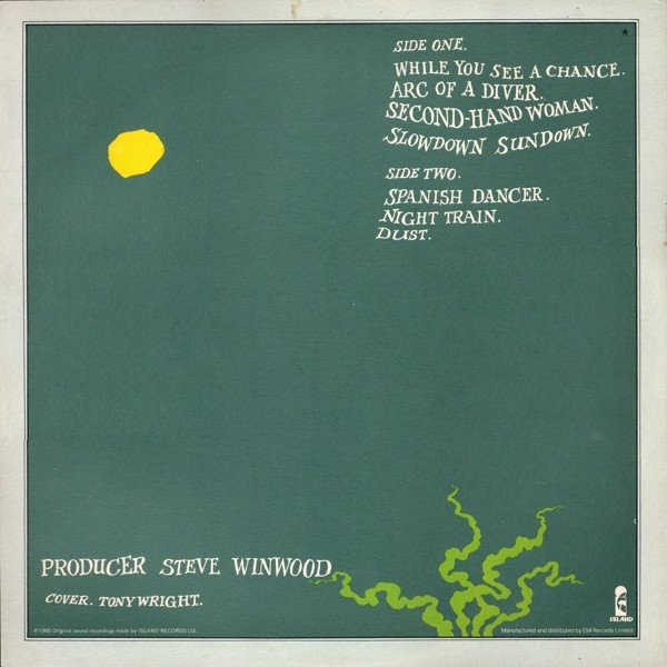 Steve Winwood - Arc Of A Diver (LP, Album) - Image 2