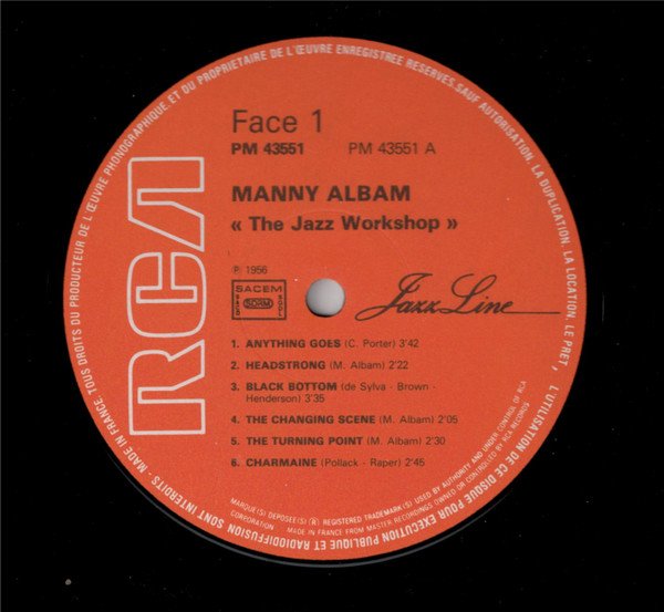 Manny Albam - The Jazz Workshop (LP, Album, RE) - Image 3