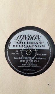 Slim Whitman - Song Of The Wild / You Have My Heart (Shellac, 10", Single)