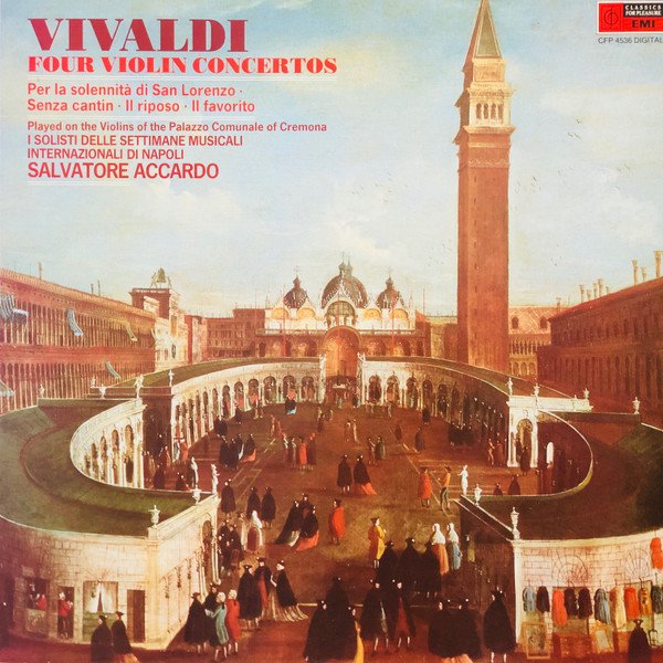 Vivaldi* • Salvatore Accardo - Four Concertos / Vier Konzerte (LP, Album)
