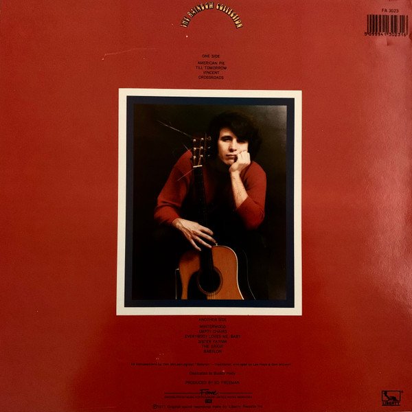 Don McLean - American Pie (LP, Album, RE) - Image 2