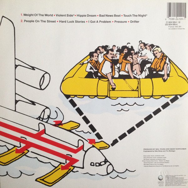 Neil Young - Landing On Water (LP, Album) - Image 2