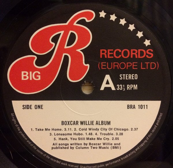 Boxcar Willie - Take Me Home (LP, Album) - Image 3