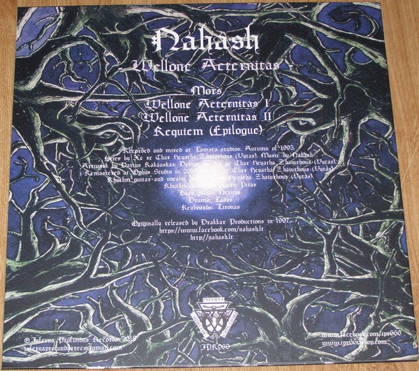 Nahash - Wellone Aeternitas (LP, Album, Ltd, RE, RM) - Image 2
