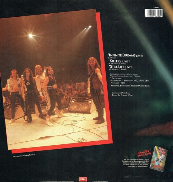Iron Maiden - Infinite Dreams (12", S/Sided, Etch, Ltd, Pos) - Image 2