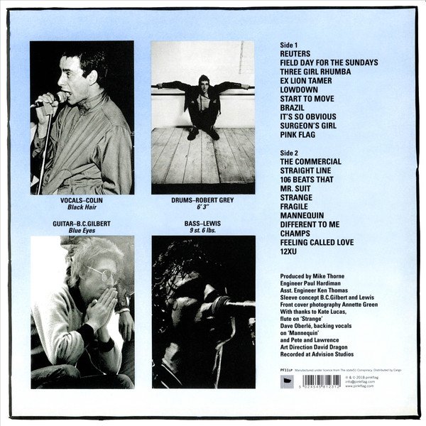 Wire - Pink Flag (LP, Album, RE) - Image 2