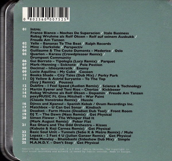 M.A.N.D.Y. - Fabric 38 (CD, Mixed) - Image 2