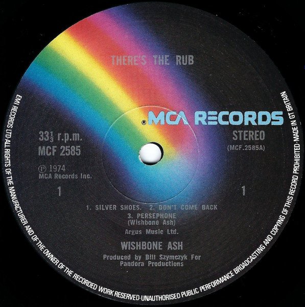 Wishbone Ash - There's The Rub (LP, Album) - Image 3