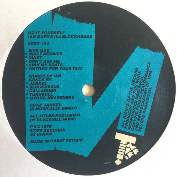 Ian Dury & The Blockheads* - Do It Yourself (LP, Album) - Image 3