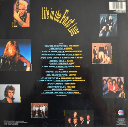 Various - Life In The Fast Lane (LP, Album, Comp) - Image 2