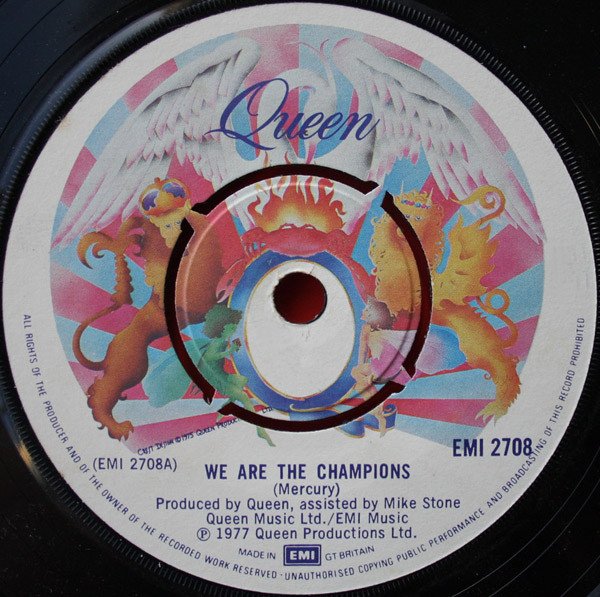 Queen - We Are The Champions (7", Single) - Image 3