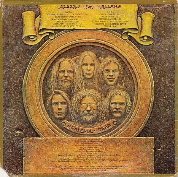 Grateful Dead* - Blues For Allah (LP, Album, Jac) - Image 2