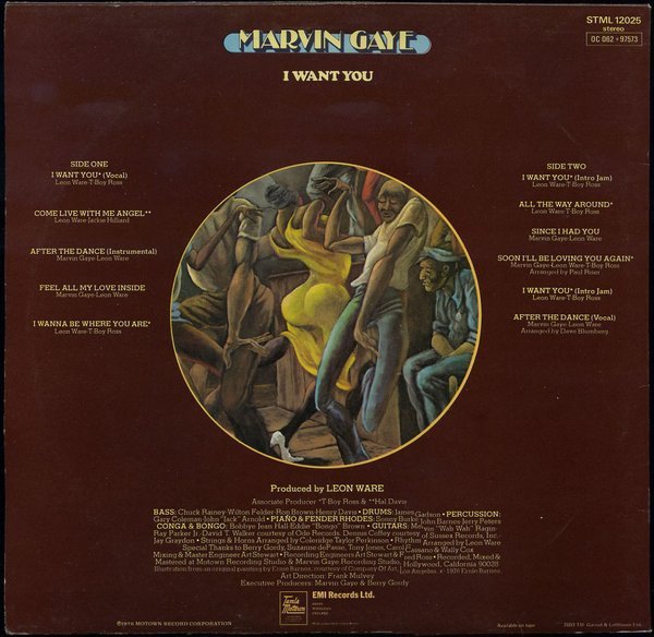 Marvin Gaye - I Want You (LP, Album) - Image 2
