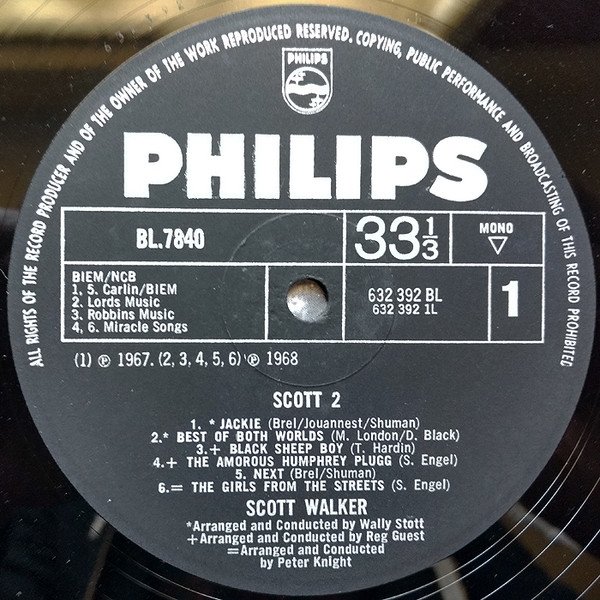 Scott Walker - Scott 2 (LP, Album, Mono) - Image 3