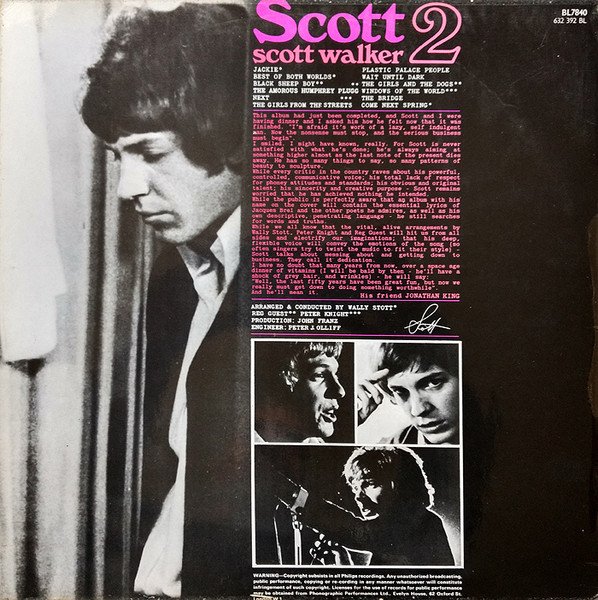 Scott Walker - Scott 2 (LP, Album, Mono) - Image 2