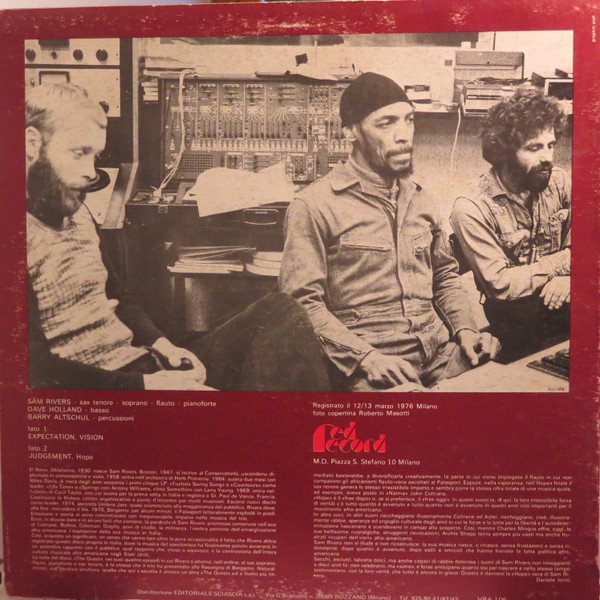 Sam Rivers - The Quest (LP, Album) - Image 2