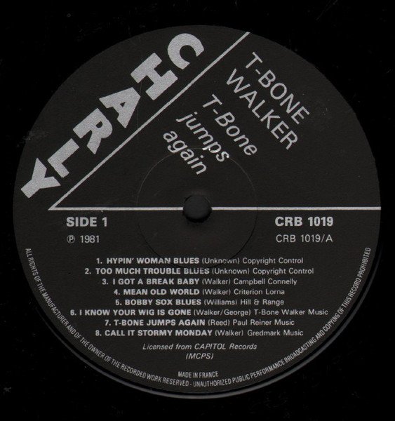 T-Bone Walker - T-Bone Jumps Again (LP, Comp) - Image 3