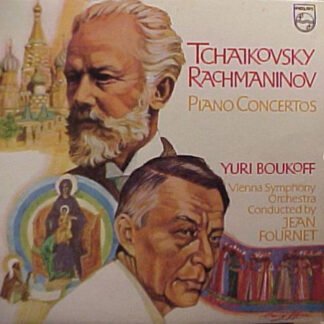 Tschaikowsky* / Rachmaninoff* – Yuri Boukoff , Piano - Vienna Symphony Orchestra* / Conducted By: Jean Fournet - Piano Concertos (LP, Album, RE)