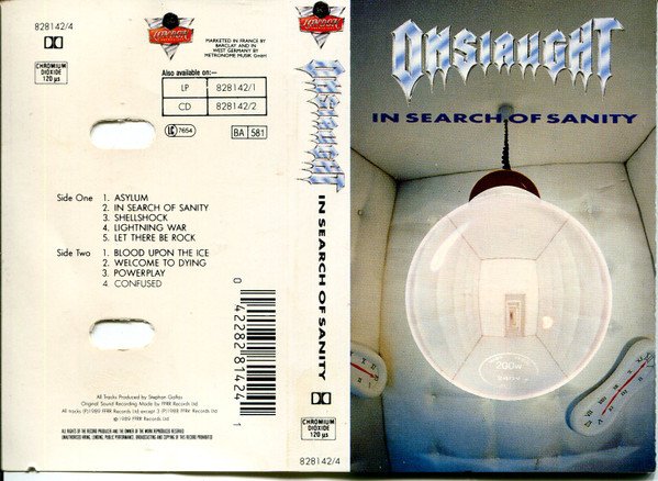 Onslaught (2) - In Search Of Sanity (Cass, Album)