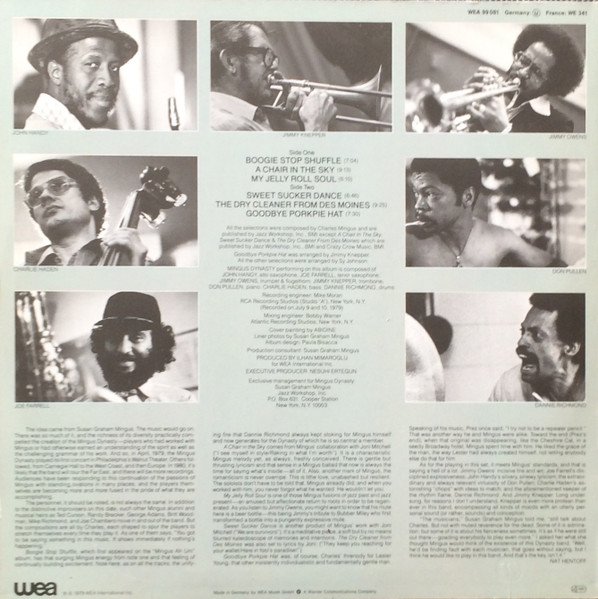 Mingus Dynasty - Chair In The Sky (LP, Album) - Image 2