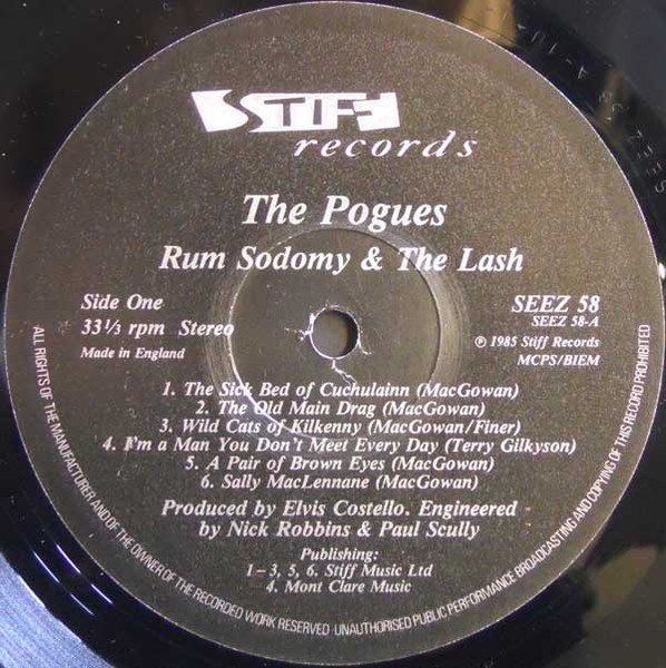 The Pogues - Rum Sodomy & The Lash (LP, Album) - Image 3