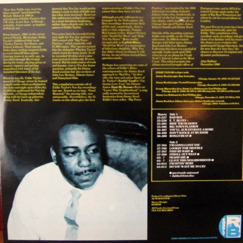 Eddie Taylor (2) - Big Town Playboy (LP, Comp) - Image 2