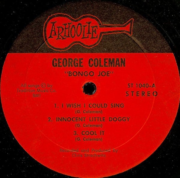 George Coleman (2) - Bongo Joe (LP, Album) - Image 2