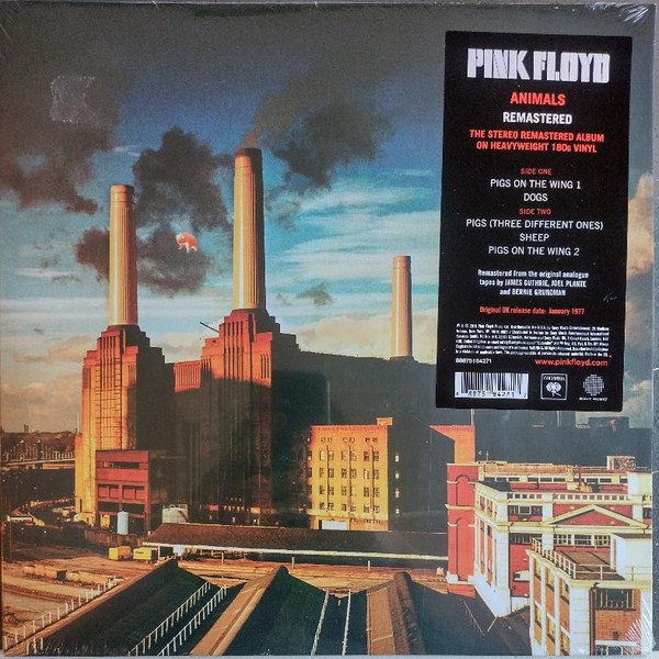 Pink Floyd - Animals (LP, Album, RE, RM, Gat)