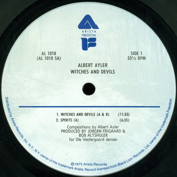 Albert Ayler - Witches & Devils (LP, Album, RE, Ter) - Image 3