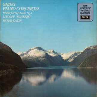 Grieg* / Litolff* - Peter Katin - Piano Concerto / Peer Gynt - Suite No. 1 / "Scherzo" (LP, Comp, Sil)