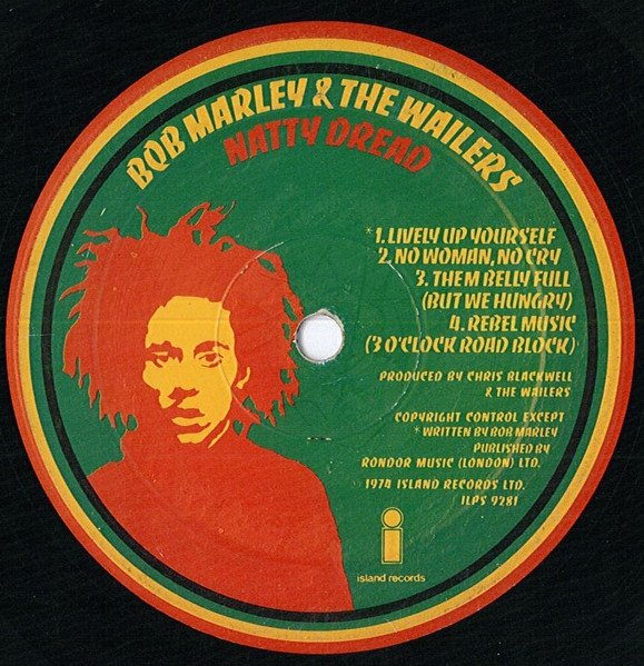 Bob Marley & The Wailers - Natty Dread (LP, Album) - Image 3