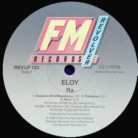 Eloy - Ra (LP, Album) - Image 3