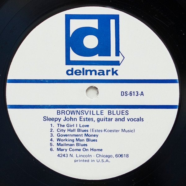 Sleepy John Estes - Brownsville Blues (LP, Album, RE) - Image 3