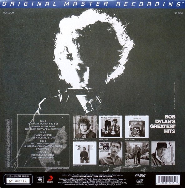 Bob Dylan - Bob Dylan's Greatest Hits (2x12", Comp, Ltd, Num, RE, RM, 180) - Image 3