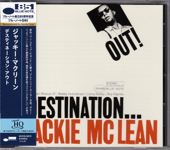 Jackie McLean - Destination Out (CD, Album, Ltd, RE, RM, UHQ)