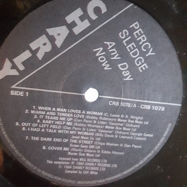 Percy Sledge - Any Day Now (LP, Comp) - Image 3
