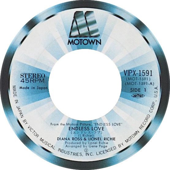 Diana Ross & Lionel Richie - Endless Love (7") - Image 3