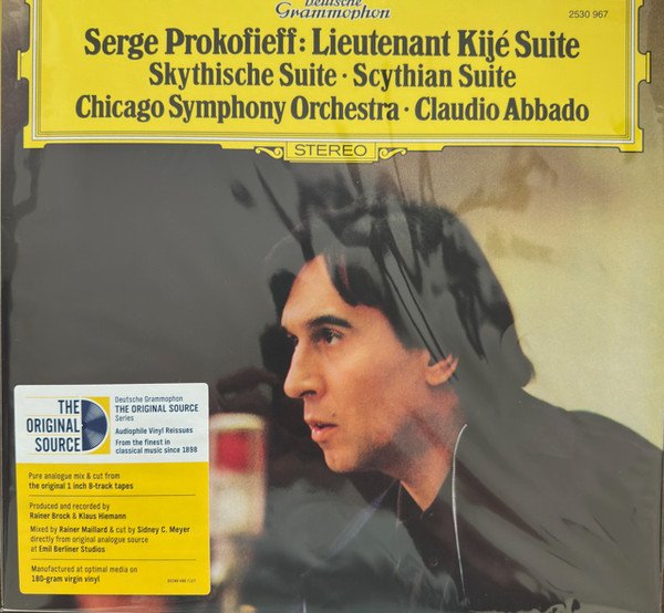 Serge Prokofieff*, Chicago Symphony Orchestra ∙ Claudio Abbado - Lieutenant Kijé Suite / Skythische Suite = Scythian Suite (LP, Num, RM)